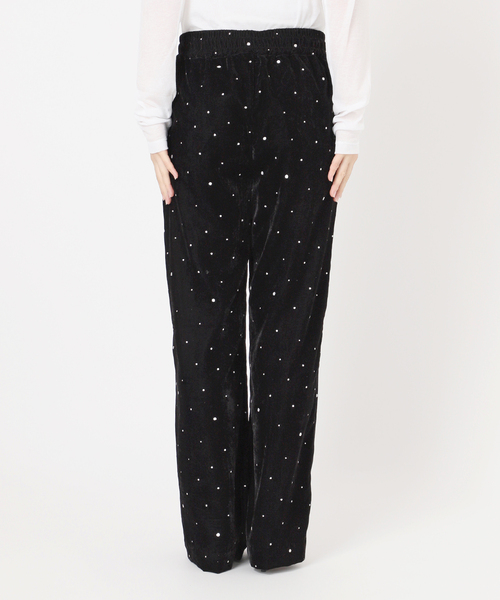 Spick & Span(スピックアンドスパン)の「《WEB限定 / 追加》VIAN / ヴィアン グリッターベルベットイージーパンツ(その他パンツ・レディース・ブラウン/ブラック・38)」の21枚目の写真