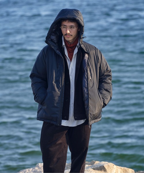 NANGA(ナンガ)の「『別注』NANGA×DOORS AURORA TEX DOWN PARKA(ダウンジャケット/コート・メンズ・オレンジ/ブラック/ネイビー/チャコールグレー/ブラウン・MEDIUM/SMALL/X-LARGE/LARGE/XX-LARGE)」の6枚目の写真