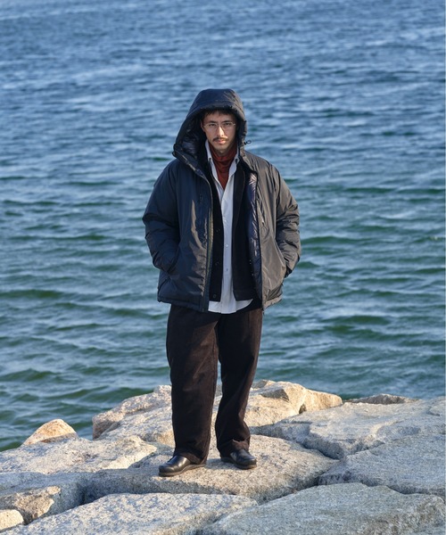 NANGA(ナンガ)の「『別注』NANGA×DOORS AURORA TEX DOWN PARKA(ダウンジャケット/コート・メンズ・オレンジ/ブラック/ネイビー/チャコールグレー/ブラウン・MEDIUM/SMALL/X-LARGE/LARGE/XX-LARGE)」の11枚目の写真