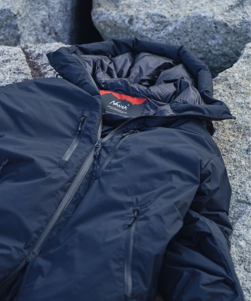 NANGA(ナンガ)の「『別注』NANGA×DOORS AURORA TEX DOWN PARKA(ダウンジャケット/コート・メンズ・オレンジ/ブラック/ネイビー/チャコールグレー/ブラウン・MEDIUM/SMALL/X-LARGE/LARGE/XX-LARGE)」の14枚目の写真