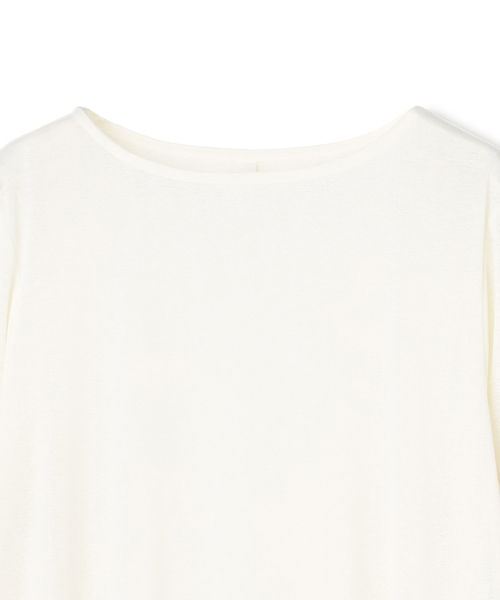 anyfee(エニフィー)の「【anyfee/大きいサイズ】ペプラムシアープルオーバー(Tシャツ/カットソー・レディース・ドット/オフホワイト・4L/5L/3L/LL)」の10枚目の写真
