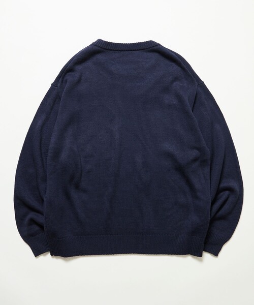 SESAME STREET(セサミストリート)の「限定展開 SESAME STREET KNIT / セサミストリート クルーネックニット(ニット/セーター・メンズ・ネイビー/オフホワイト・X-LARGE/LARGE/MEDIUM)」の4枚目の写真