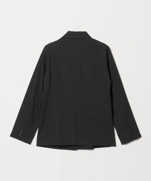 A DAY IN THE LIFE UNITED ARROWS(アデイインザライフユナイテッドアローズ)の「ブラック ツイル テーラードジャケット ‐セットアップ対応・ウォッシャブル‐ <A DAY IN THE LIFE>(テーラードジャケット・レディース・ブラック・38/40)」の2枚目の写真