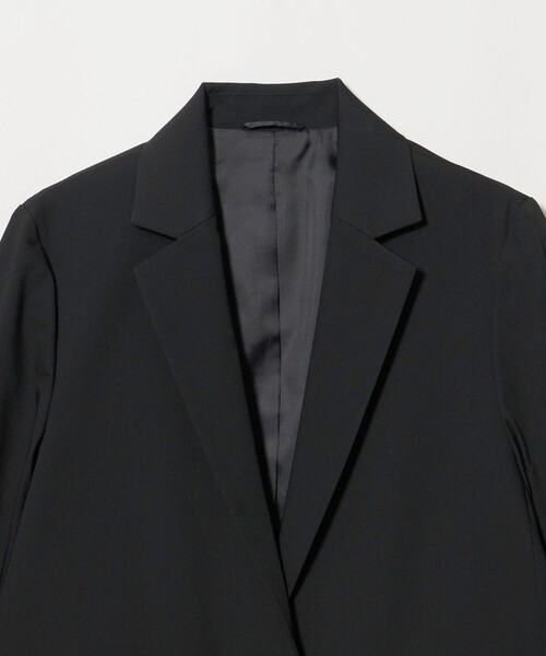 A DAY IN THE LIFE UNITED ARROWS(アデイインザライフユナイテッドアローズ)の「ブラック ツイル テーラードジャケット ‐セットアップ対応・ウォッシャブル‐ <A DAY IN THE LIFE>(テーラードジャケット・レディース・ブラック・38/40)」の3枚目の写真
