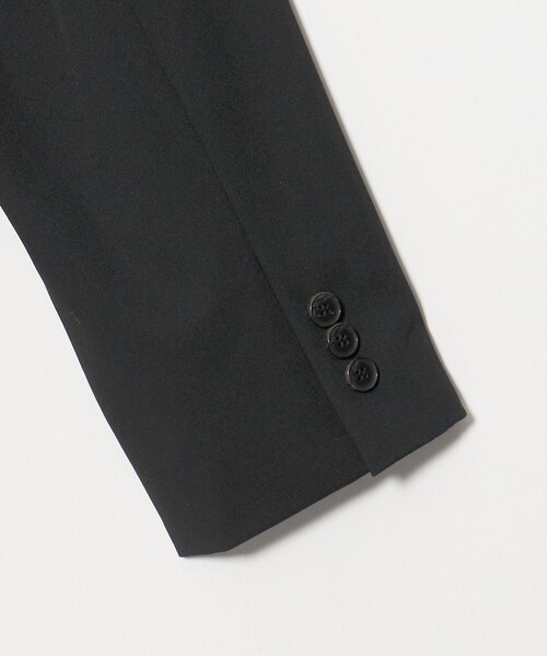 A DAY IN THE LIFE UNITED ARROWS(アデイインザライフユナイテッドアローズ)の「ブラック ツイル テーラードジャケット ‐セットアップ対応・ウォッシャブル‐ <A DAY IN THE LIFE>(テーラードジャケット・レディース・ブラック・38/40)」の4枚目の写真
