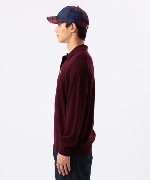 BEAMS GOLF(ビームスゴルフ)の「〈MEN〉【別注】LACOSTE / ロングスリーブ ニット ポロ(ポロシャツ・メンズ・ブラック/グレー/ブラウン/レッド系その他7・L/M/XL/S)」の11枚目の写真