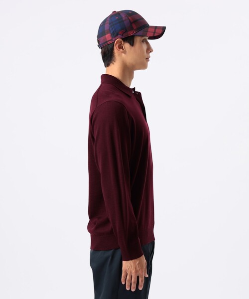 BEAMS GOLF(ビームスゴルフ)の「〈MEN〉【別注】LACOSTE / ロングスリーブ ニット ポロ(ポロシャツ・メンズ・ブラック/グレー/ブラウン/レッド系その他7・L/M/XL/S)」の13枚目の写真