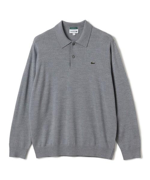 BEAMS GOLF(ビームスゴルフ)の「〈MEN〉【別注】LACOSTE / ロングスリーブ ニット ポロ(ポロシャツ・メンズ・ブラック/グレー/ブラウン/レッド系その他7・L/M/XL/S)」の14枚目の写真