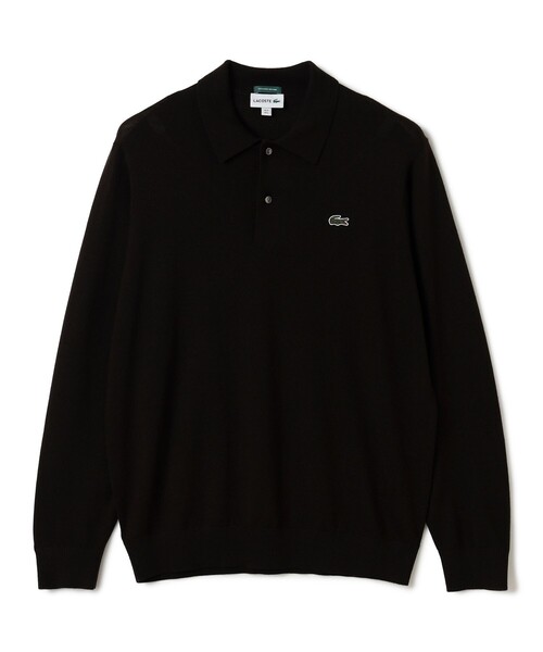 BEAMS GOLF(ビームスゴルフ)の「〈MEN〉【別注】LACOSTE / ロングスリーブ ニット ポロ(ポロシャツ・メンズ・ブラック/グレー/ブラウン/レッド系その他7・L/M/XL/S)」の22枚目の写真