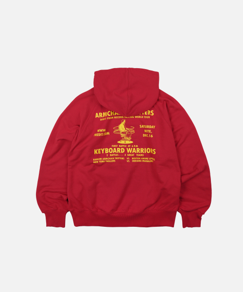 FRIZMWORKS(フリズムワークス)の「KB WARRIORS HOODY _ RED(パーカー・メンズ・その他・SMALL/MEDIUM/LARGE/X-LARGE)」の2枚目の写真