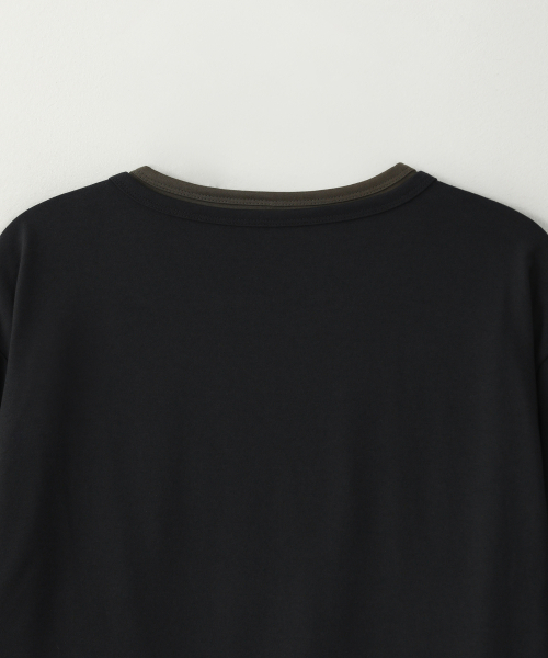 WEST GRAND BOULEVARD（ウエストグランドブルバード）の「ドリズル レイヤード ロングスリーブ Tシャツ チャコール（Tシャツ/カットソー・レディース・その他・MEDIUM/LARGE/X-LARGE）」の6枚目の写真