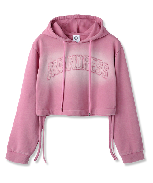 AVANDRESS(アバンドレス )の「シャドウレター フーディ_2COL(パーカー・レディース・ブラック/ピンク・SMALL/MEDIUM)」の2枚目の写真