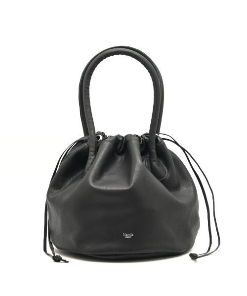 blancle(ブランクレ)の「【blancle】bc1396 L.LEATHER TUBE DRUM BAG(トートバッグ・レディース・グレイッシュベージュ/ネイビー/ブラック/ブラウン・FREE)」の1枚目の写真