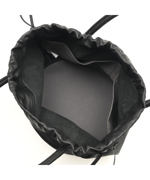 blancle(ブランクレ)の「【blancle】bc1396 L.LEATHER TUBE DRUM BAG(トートバッグ・レディース・グレイッシュベージュ/ネイビー/ブラック/ブラウン・FREE)」の10枚目の写真
