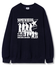 サムシングディフロント オーバーサイズ 裏毛 スウェット Tシャツ 6カラー