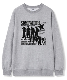 サムシングディフロント オーバーサイズ 裏毛 スウェット Tシャツ 6カラー