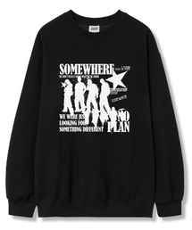 サムシングディフロント オーバーサイズ 裏毛 スウェット Tシャツ 6カラー