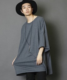 unrelaxing | スーパーオーバーサイズビッグTシャツ ビッグシルエットドロップショルダーTシャツ(Tシャツ/カットソー)