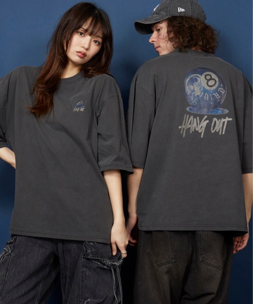 XLARGE ピグメント加工 半袖Ｔシャツ 色落ち感がかっこいい◎ セール】ヴィンテージライク 古着風 綿100％ピグメント加工T