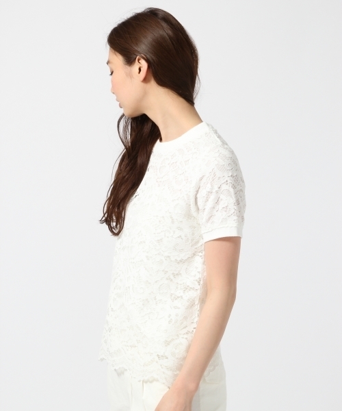 GLOBAL WORK（グローバルワーク）の「【吸水速乾】ソウレースカットプルオーバー半袖/721395（Tシャツ/カットソー・レディース・ブラック/ホワイト/ネイビー/オフホワイト/ピンク系その他・MEDIUM/SMALL/LARGE）」の9枚目の写真