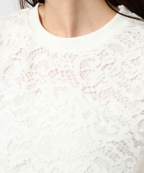 GLOBAL WORK（グローバルワーク）の「【吸水速乾】ソウレースカットプルオーバー半袖/721395（Tシャツ/カットソー・レディース・ブラック/ホワイト/ネイビー/オフホワイト/ピンク系その他・MEDIUM/SMALL/LARGE）」の11枚目の写真