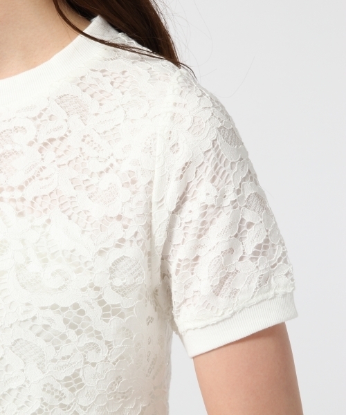 GLOBAL WORK（グローバルワーク）の「【吸水速乾】ソウレースカットプルオーバー半袖/721395（Tシャツ/カットソー・レディース・ブラック/ホワイト/ネイビー/オフホワイト/ピンク系その他・MEDIUM/SMALL/LARGE）」の12枚目の写真