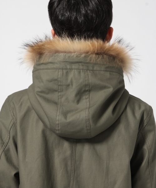 RAGEBLUE（レイジブルー）の「モッズコート/730939（モッズコート・メンズ・ネイビー/オリーブ/ブラック・X-LARGE/MEDIUM/SMALL/LARGE）」の10枚目の写真