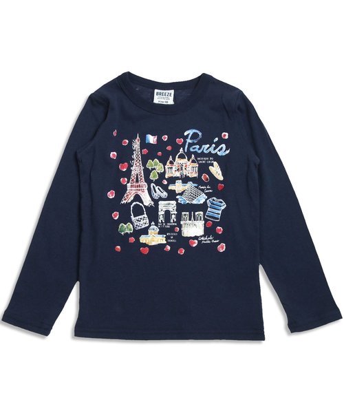 BREEZE（ブリーズ）の「3柄CITY Tシャツ（Tシャツ/カットソー・キッズ・アイボリー/ネイビー/レモンイエロー・95/110/130/120/80/90/100/140）」の3枚目の写真