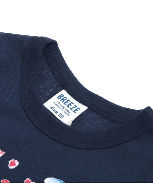 BREEZE（ブリーズ）の「3柄CITY Tシャツ（Tシャツ/カットソー・キッズ・アイボリー/ネイビー/レモンイエロー・95/110/130/120/80/90/100/140）」の8枚目の写真