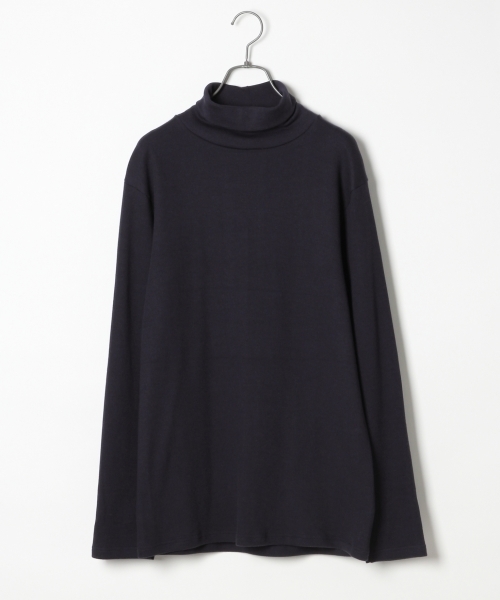 RAGEBLUE(レイジブルー)の「【GUNZE】別注タートルネックカットソー/733984(Tシャツ/カットソー・メンズ・ホワイト/オリーブ/ネイビー・LARGE/MEDIUM)」の1枚目の写真