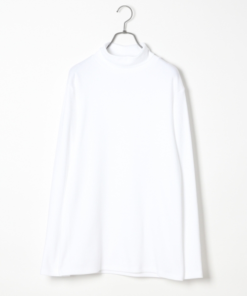 RAGEBLUE(レイジブルー)の「【GUNZE】別注タートルネックカットソー/733984(Tシャツ/カットソー・メンズ・ホワイト/オリーブ/ネイビー・LARGE/MEDIUM)」の2枚目の写真