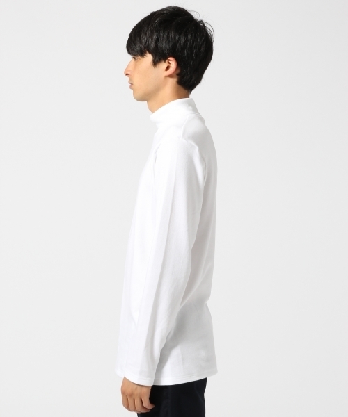 RAGEBLUE(レイジブルー)の「【GUNZE】別注タートルネックカットソー/733984(Tシャツ/カットソー・メンズ・ホワイト/オリーブ/ネイビー・LARGE/MEDIUM)」の4枚目の写真