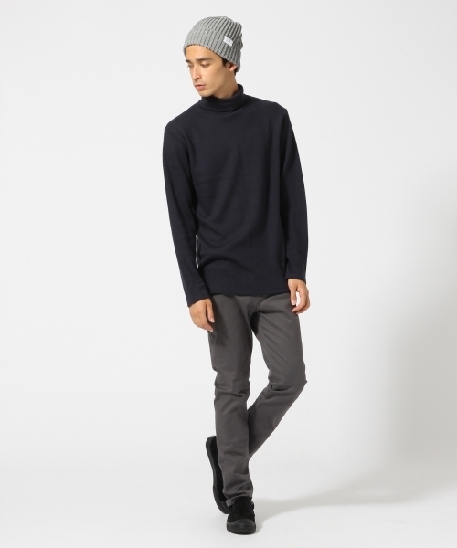 RAGEBLUE(レイジブルー)の「【GUNZE】別注タートルネックカットソー/733984(Tシャツ/カットソー・メンズ・ホワイト/オリーブ/ネイビー・LARGE/MEDIUM)」の7枚目の写真
