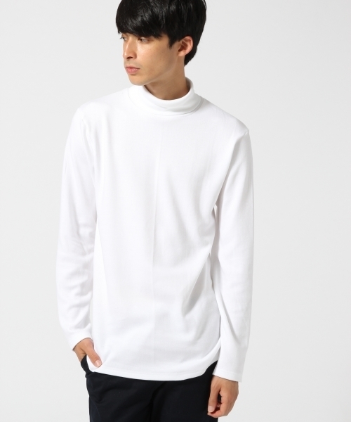 RAGEBLUE(レイジブルー)の「【GUNZE】別注タートルネックカットソー/733984(Tシャツ/カットソー・メンズ・ホワイト/オリーブ/ネイビー・LARGE/MEDIUM)」の14枚目の写真