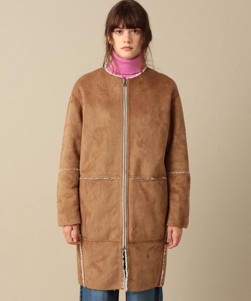 Another Edition（アナザーエディション）の「フェイクボアリバーシブルコート/AEMBC FAKE BOA RIV CT◆（ムートンコート・レディース・ブラック/ブラウン・MEDIUM/SMALL）」の17枚目の写真