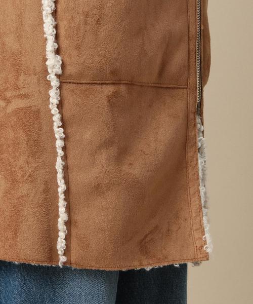 Another Edition（アナザーエディション）の「フェイクボアリバーシブルコート/AEMBC FAKE BOA RIV CT◆（ムートンコート・レディース・ブラック/ブラウン・MEDIUM/SMALL）」の22枚目の写真