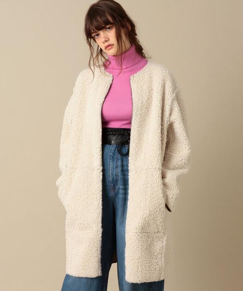 Another Edition（アナザーエディション）の「フェイクボアリバーシブルコート/AEMBC FAKE BOA RIV CT◆（ムートンコート・レディース・ブラック/ブラウン・MEDIUM/SMALL）」の13枚目の写真