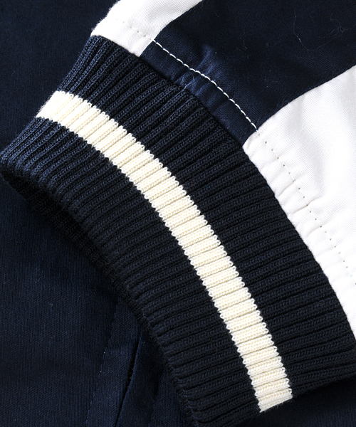 Ne-net（ネネット）の「S (S)おこじょジャン（ブルゾン・メンズ・ネイビー/カーキ/ブルー・03）」の9枚目の写真