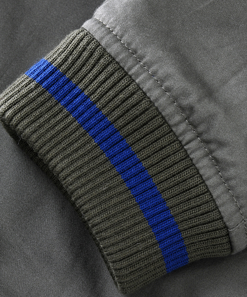 Ne-net（ネネット）の「S (S)おこじょジャン（ブルゾン・メンズ・ネイビー/カーキ/ブルー・03）」の13枚目の写真