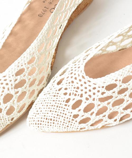 Khaju（カージュ）の「GAIMO:レースシューズ◇（サンダル・レディース・ホワイト/チャコールグレー・36/38/37）」の4枚目の写真