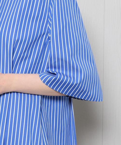 BEAUTY&YOUTH UNITED ARROWS（ビューティーアンドユースユナイテッドアローズ）の「＜H＞COTTON SHIRT DRESS 5SL/ﾜﾝﾋﾟｰｽ（シャツ/ブラウス・レディース・ホワイト/コバルトブルー・SMALL/MEDIUM）」の7枚目の写真