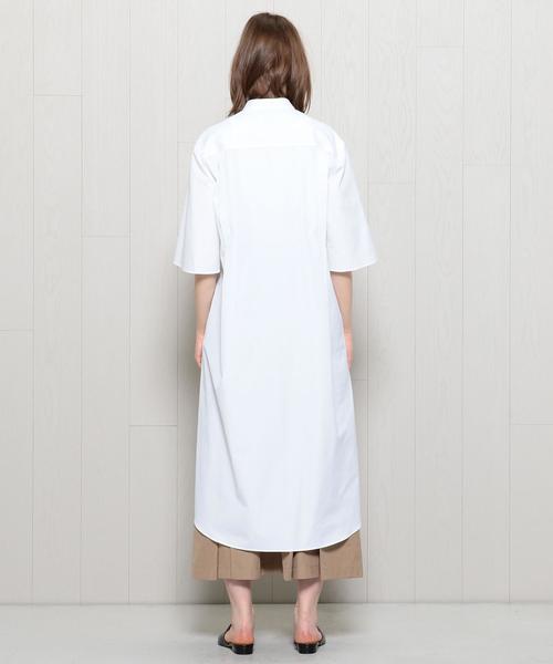 BEAUTY&YOUTH UNITED ARROWS（ビューティーアンドユースユナイテッドアローズ）の「＜H＞COTTON SHIRT DRESS 5SL/ﾜﾝﾋﾟｰｽ（シャツ/ブラウス・レディース・ホワイト/コバルトブルー・SMALL/MEDIUM）」の13枚目の写真