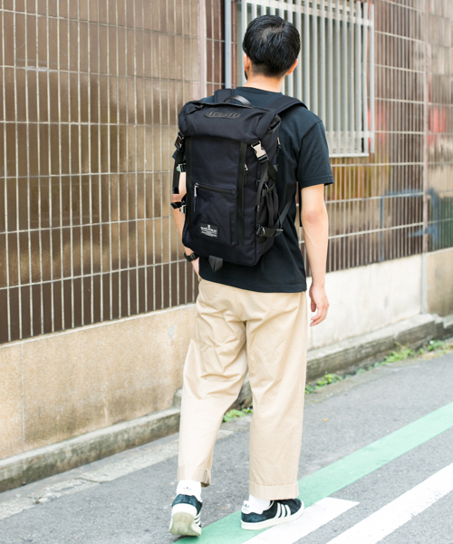 MAKAVELIC（マキャベリック）の「MAKAVELIC　DOUBLE LINE BACKPACK（バックパック/リュック・メンズ・ダークグレー/ネイビー/ブラック・FREE）」の9枚目の写真