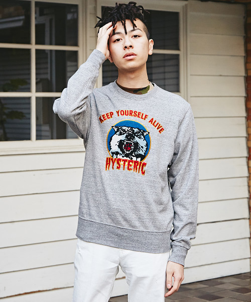 HYSTERIC GLAMOUR（ヒステリックグラマー）の「WOLF HEAD刺繍 SW