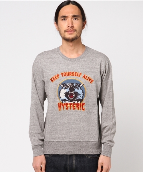 HYSTERIC GLAMOUR（ヒステリックグラマー）の「WOLF HEAD刺繍 SW