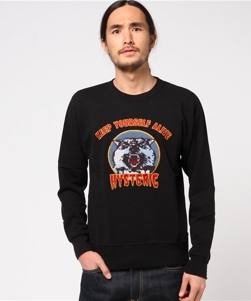 HYSTERIC GLAMOUR（ヒステリックグラマー）の「WOLF HEAD刺繍 SW