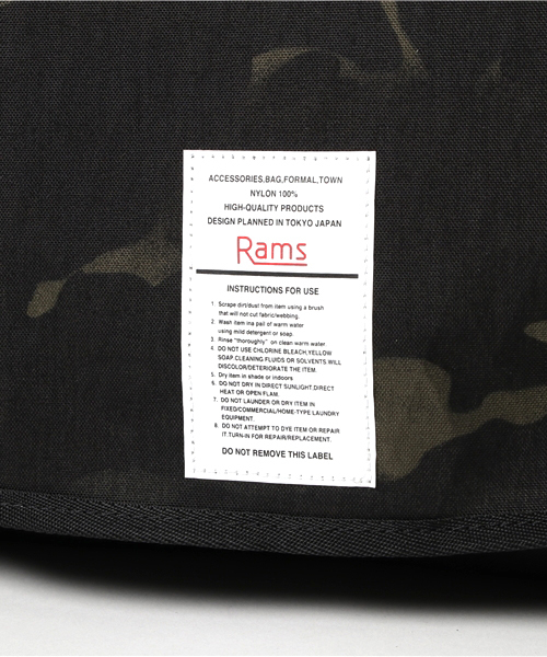 Rams(ラムス)の「Rams ラムス SHOULDER BAG ショルダーバッグ メッセンジャーバッグ RAMX-003 x-pac ユニセックス(ショルダーバッグ・メンズ・カモフラージュ/デザートカモ/グレー系カモフラージュ・FREE)」の6枚目の写真