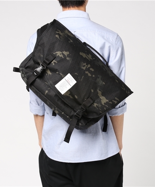 Rams(ラムス)の「Rams ラムス SHOULDER BAG ショルダーバッグ メッセンジャーバッグ RAMX-003 x-pac ユニセックス(ショルダーバッグ・メンズ・カモフラージュ/デザートカモ/グレー系カモフラージュ・FREE)」の12枚目の写真