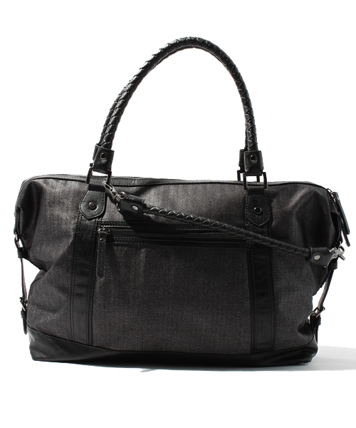 LQ MEN　 ブラック ボストンバッグ LQ MEN ブラック ボストンバッグ 旅行用品 LQ MEN ブラック ボストンバッグ