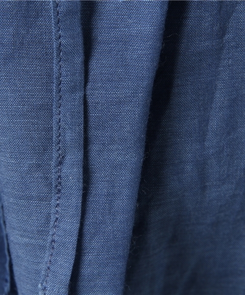 Deuxieme Classe Cotton ボイルスモックブラウス　長袖シャツ セール】Cotton ボイルスモックブラウス◇（シャツ/ブラウス
